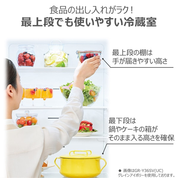 ŁiTOSHIBAj 3hA①Ɂ@SCV[Y GR-Y36SC(WU)