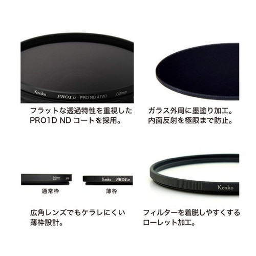 Kenko�i�P���R�[�j&nbsp;ND�t�B���^�[&nbsp;PRO1D ���ND8(W) N 55mm