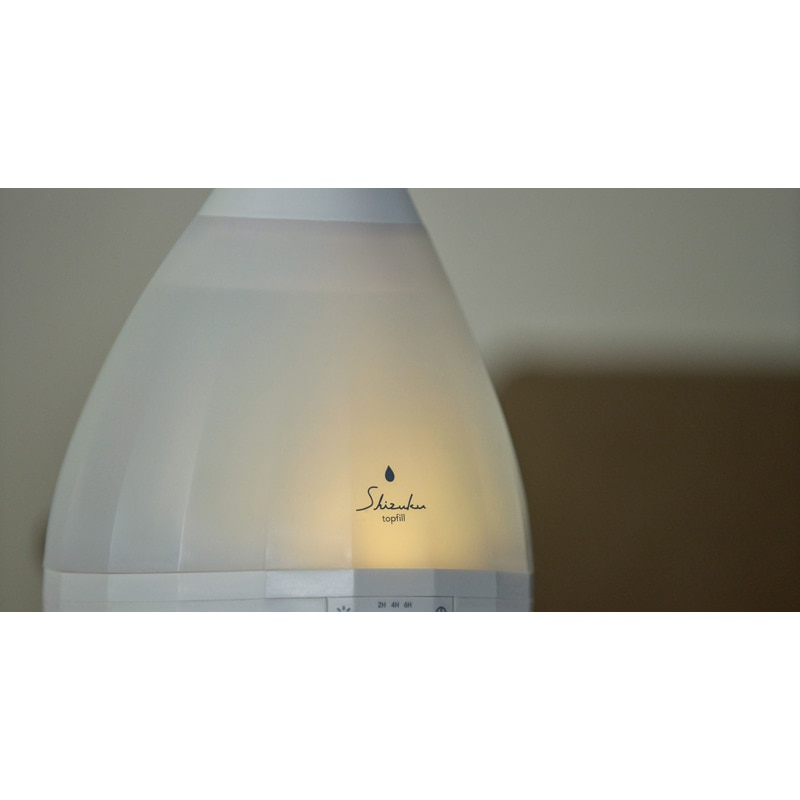 アピックス 上部給水超音波式アロマ加湿器 SHIZUKU topfil（しずく