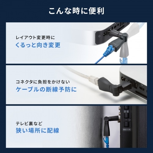 �T�����T�v���C&nbsp;RJ-45 ��]���A�_�v�^�iCat6A�ESTP�j&nbsp;ADT-RJ6A-3D