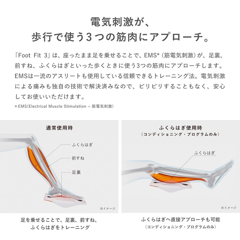 MTG SIXPAD Foot Fit 3 HeatiVbNXpbh tbgtBbg3 q[gj SE-BY-02A
