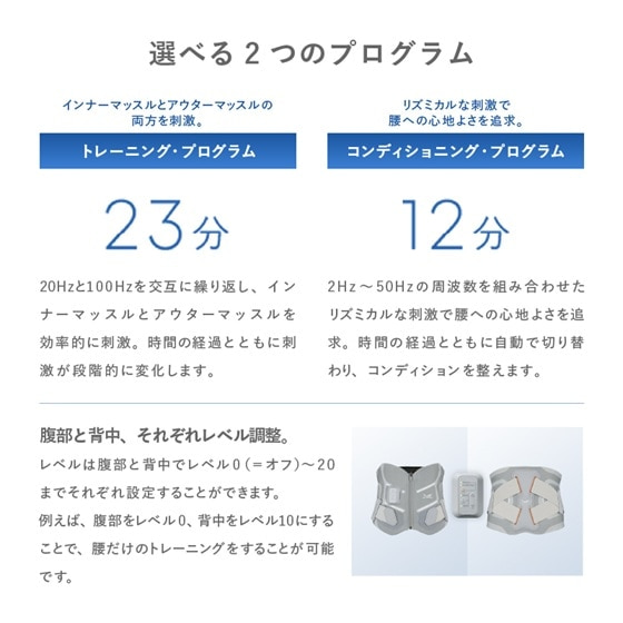 MTG SIXPAD Medical Core LLサイズ｜SE-CG-14D-LL【コントローラー
