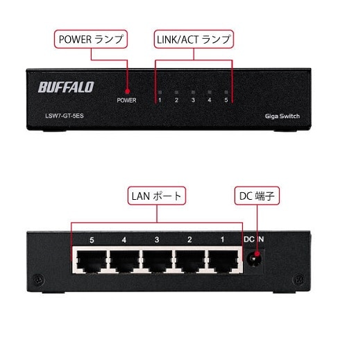 obt@[iBuffaloj XCb`Onu LSW7-GT-5ES/BK
