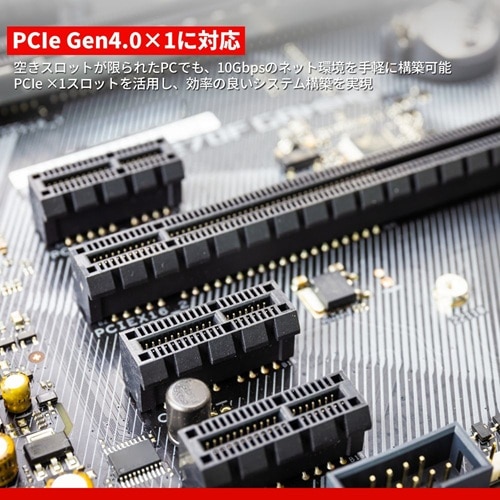 バッファロー（Buffalo） 10GbE対応 PCI Express バス用LANカード｜LGY