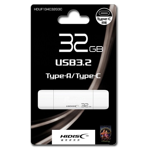 C HIDISC USB3.2 Gen2 Type-C  Type-ARlN^ HDUF134C32G3C