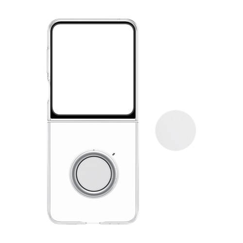 SAMSUNGiTXj Z Flip5 Clear Gadget Case/Transparent EF-XF731CTEGJP
