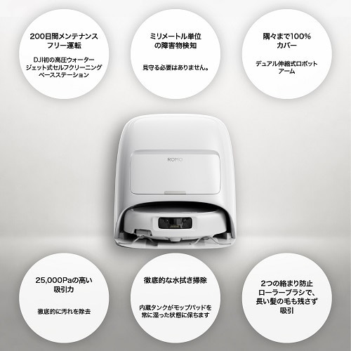 DJI�i�f�B�[�W�F�C�A�C�j&nbsp;���{�b�g�|���@�@DJI ROMO S�i�����^���N�o�[�W�����j&nbsp;CR810S