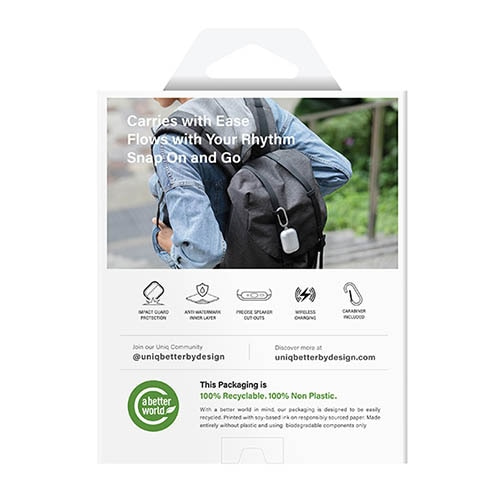 UNIQ�i���j�[�N�j&nbsp;AirPods Pro 3�p�P�[�X�@Glase  Protective Clear Case&nbsp;UNIQ-AIRPODSPRO3-GLSGSMK