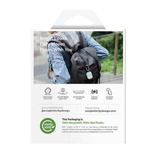 UNIQij[Nj AirPods Pro 3pP[X@Iridescia  Holographic Case UNIQ-AIRPODSPRO3-IRDHQTZ