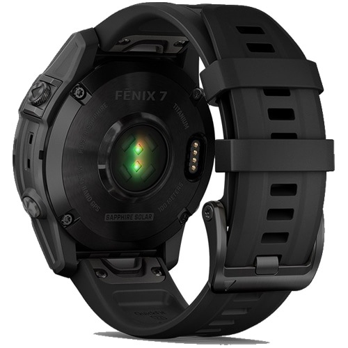 GARMINiK[~j fenix 7 Sapphire Dual Power Ti Black 010-02540-46