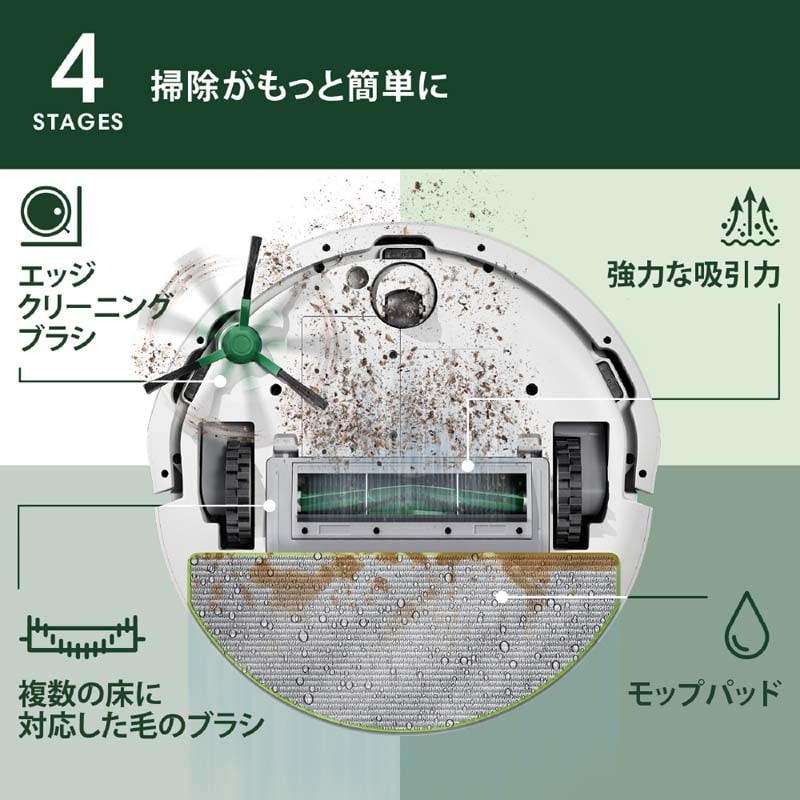 iRobot m3NԖۏؕtnRoomba 105 Combo {bgiKij (WEBֳ)Y311260