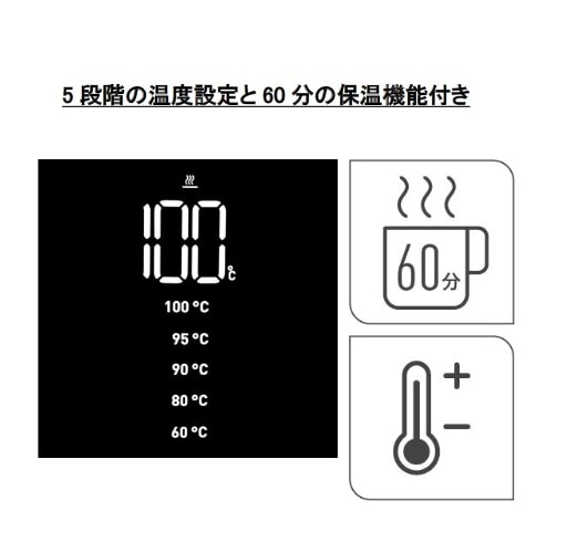 T-Fal（ティファール） ディスプレイ ロック コントロール 0.8L