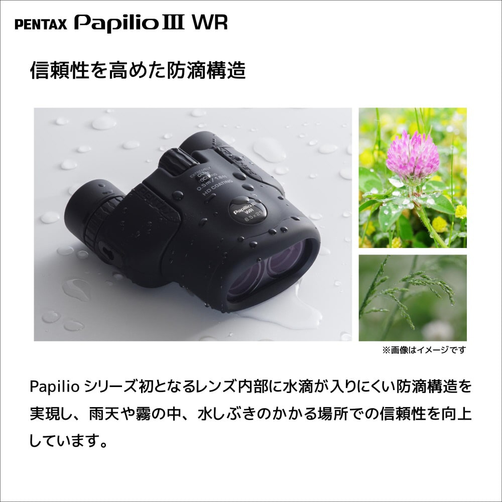 PENTAX �i�y���^�b�N�X�j&nbsp;�o�ዾ&nbsp;Papilio III 8.5x21 WR