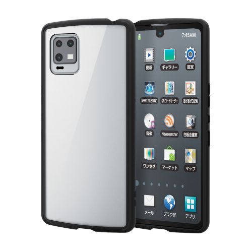 GR AQUOS zero6(SHG04) nCubhP[X TOUGH SLIM LITE t[J[ ubN PM-S214TSLFCBK