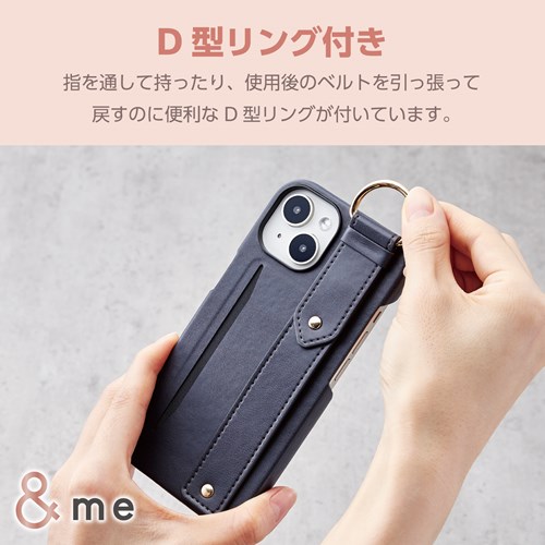 GR iPhone 15 I[v\tgU[P[X J[h|Pbgt &me PM-A23APLOILBK
