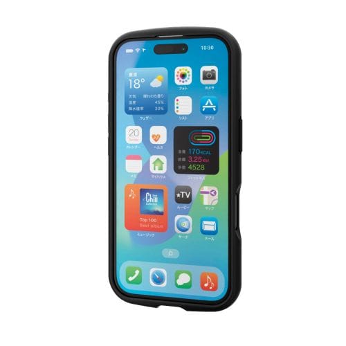 �G���R��&nbsp;iPhone 16�p TOUGH SLIM LITE �n�C�u���b�h�P�[�X&nbsp;PM-A24ATSLFCGBK