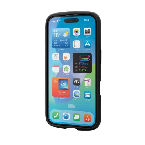 �G���R��&nbsp;iPhone 16 TOUGH SLIM LITE �n�C�u���b�h�P�[�X&nbsp;PM-A24ATSLFCSBK