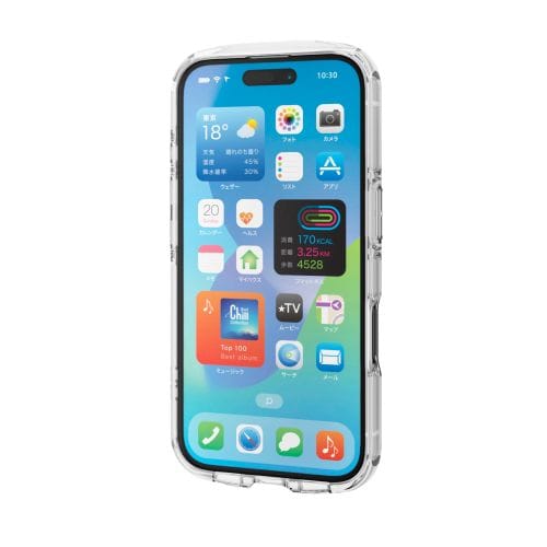 �G���R��&nbsp;iPhone 16 TOUGH SLIM LITE �^�t�\�t�g �I�[���N���A&nbsp;PM-A24ATSLUCCR