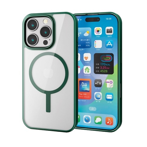 GR iPhone 16 Pro nCubhP[X t[J[ MAGKEEP PM-A24CMAG03GN