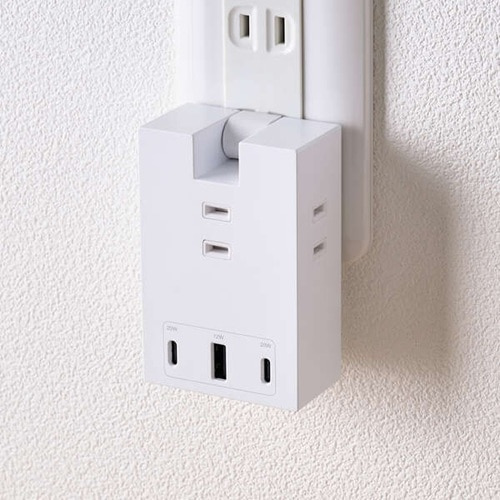GR RZg}USB^bv(20W/A×1+C×2) T-U07-3AC2WH