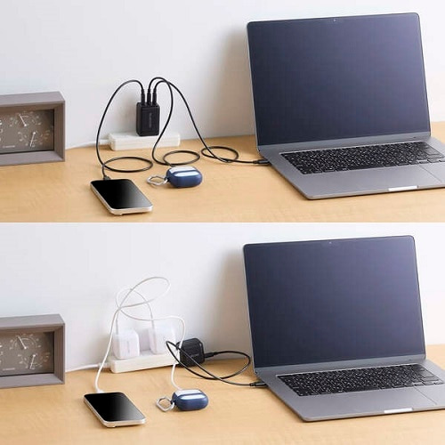 GR USB Power Delivery 67W AC[d(C×3) ACDC-PD11267BK