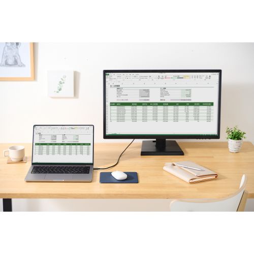 GR USB Type-C(TM) - HDMI(R)ϊP[u DH-CHDMI20BK