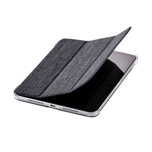 �G���R��&nbsp;iPad mini(A17 Pro) �t���b�v�P�[�X ���^�y�� �t�@�u���b�N �w�ʃN���A&nbsp;TB-A25SWVCBK