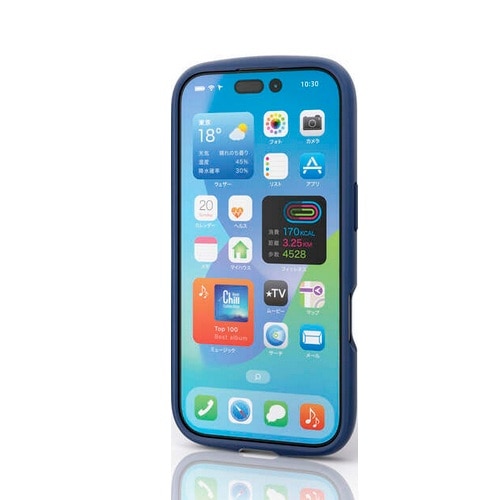 �G���R��&nbsp;iPhone 17�Ή� TOUGH SLIM LITE�P�[�X ���^���X�e�b�J�[�t&nbsp;PM-A25ATSLFCNV