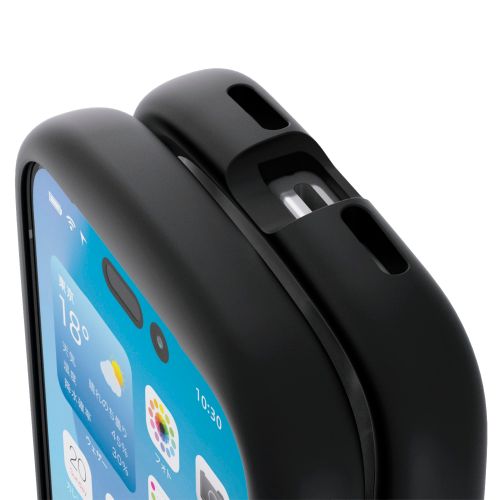 �G���R��&nbsp;iPhone 17 Pro�p�@Grippy �n�C�u���b�h�P�[�X&nbsp;PM-A25CGRPFMBK