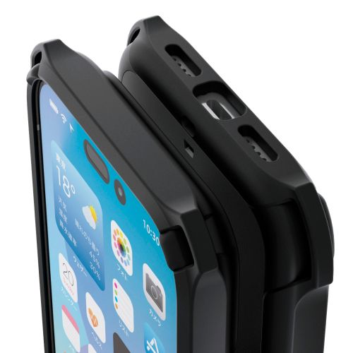 �G���R��&nbsp;iPhone 17 Pro�p�P�[�X�@ZEROSHOCK&nbsp;PM-A25CZEROBK