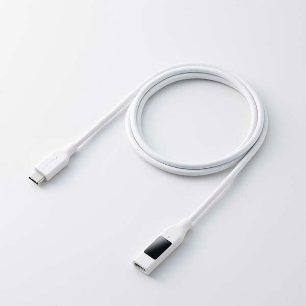�G���R��&nbsp;�d�̓f�B�X�v���C�t�������P�[�u��(USB-C - USB-C/240W)&nbsp;MPA-CCWE10WH