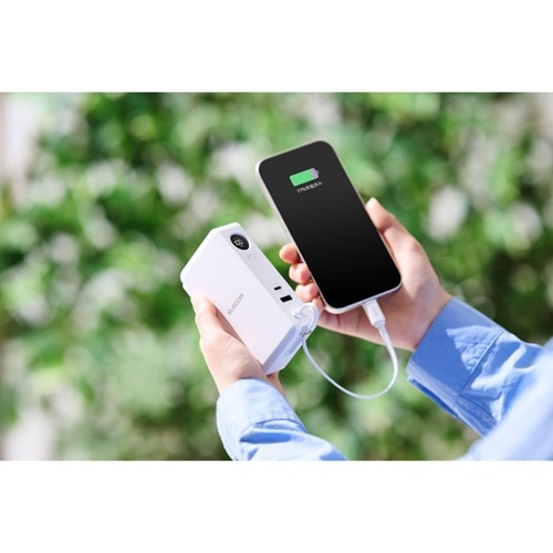�G���R��&nbsp;AC�[�d��EUSB Type-C�P�[�u����̃��o�C���o�b�e���[&nbsp;DE-AC16-10000WH