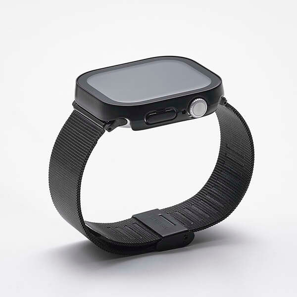 �G���R��&nbsp;Apple Watch Series 11 [46mm]/Apple Watch Series 10 [46mm]�Ή� �t���J�o�[�P�[�X&nbsp;AW-25AFCGEBK