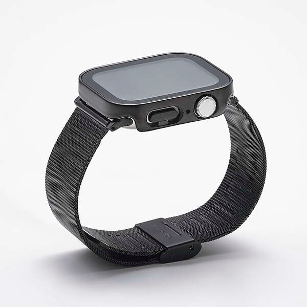 �G���R��&nbsp;Apple Watch SE(��3����) / SE(��2����) [44mm]/Apple Watch SE [44mm]�Ή� �t���J�o�[�P�[�X&nbsp;AW-25DFCGEBK
