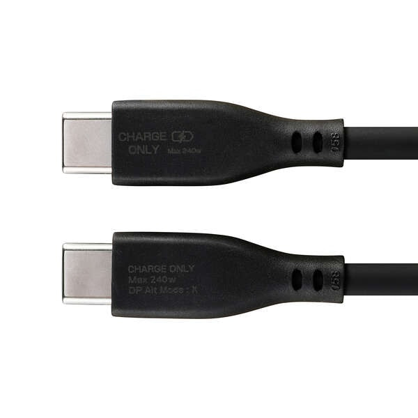 �G���R��&nbsp;���񂵂�[�d��p�P�[�u��(USB-C(TM) - USB-C/240W/�Ȃ߂炩)&nbsp;USB-CCFCPSS10BK