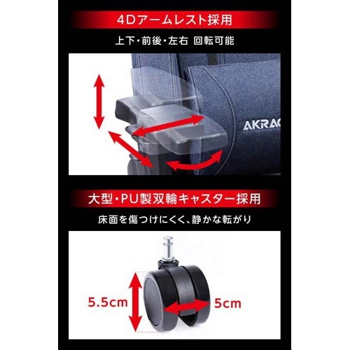 AKRacingiG[P[[VOj Premium Denim  Q[~OEItBX`FA Premium Denim
