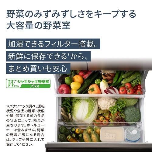 Panasonic（パナソニック） 5ドア「野菜室が真ん中」冷凍冷蔵庫 HVタイプ｜NR-E46HV1-N｜[通販]ケーズデンキ