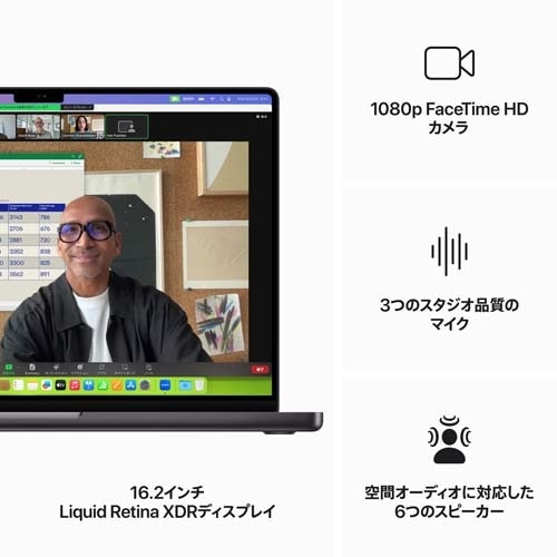 Apple（アップル） △16インチMacBook Pro: 14コアCPUと30コア