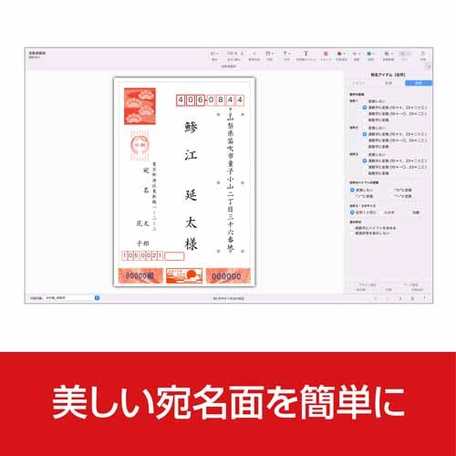 ソースネクスト Mac用年賀状ソフト｜宛名職人 Ver.30｜[通販]ケーズデンキ
