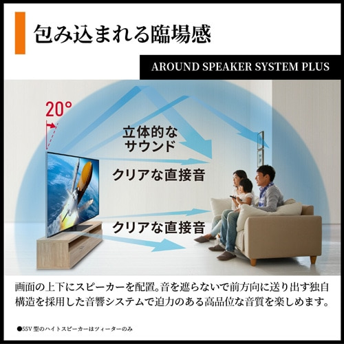 SHARP（シャープ） 75V型 4Kチューナー内蔵 量子ドット/mini LED