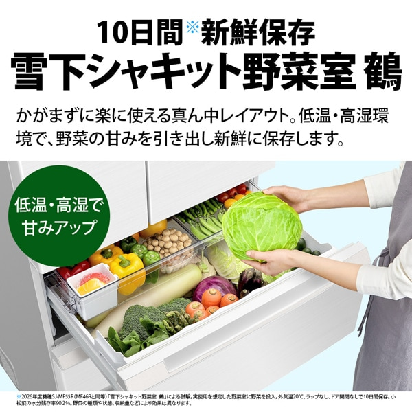 SHARP�i�V���[�v�j&nbsp;6�h�A �v���Y�}�N���X�^�[�①�Ɂ@FiT63�V���[�Y&nbsp;SJ-MF46R-W