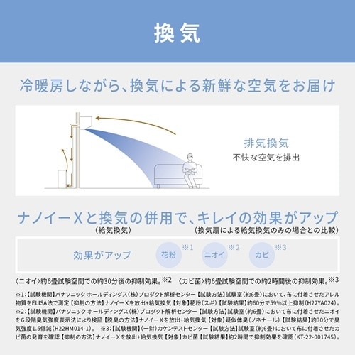 Panasonic�i�p�i�\�j�b�N�j&nbsp;�u�ȃG�l�v�G�A�R���@6.3kw�@Eolia�i�G�I���A�j�@LV�V���[�Y&nbsp;CS-LV636D2-W