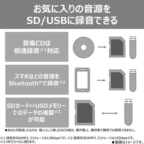 東芝（TOSHIBA） Bluetooth送受信機能付CDラジオ｜TY-ANX3(W