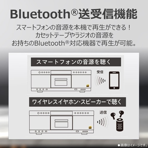 AUREX ハイレゾ対応 SD/USB/CDラジオカセットレコーダー