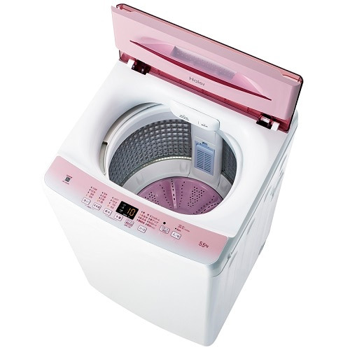公式 ハイアール全自動洗濯機jw U55hk Sp サクラピンク洗濯容量 5 5kg たて型洗濯機 Getmore Network