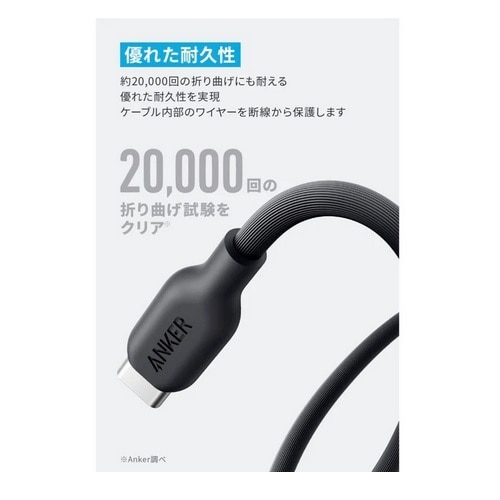 ANKER 541 GRth[ USB-C & CgjO P[u 0.9m A80A1N61