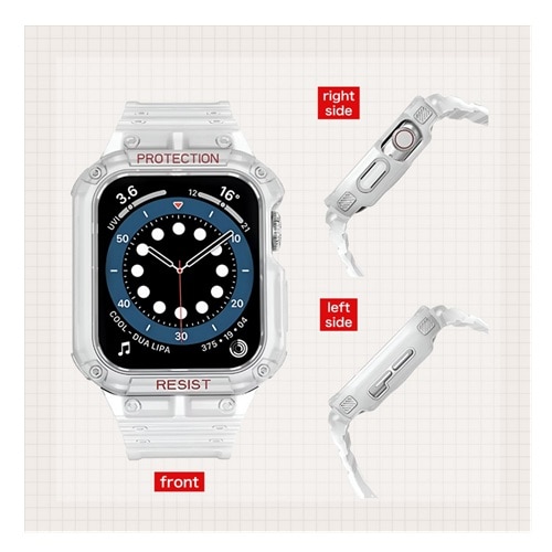 �b�n�b�n��������&nbsp;Apple Watch�Ή� �R�R�V���b�N�o���h&nbsp;1753-424445-WHITE