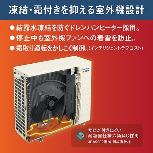 ダイキン 「省エネ」エアコン 寒冷地仕様 4.0kw スゴ暖 Dシリーズ｜AN405ADP-W｜[通販]ケーズデンキ