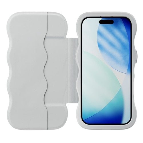 PGA&nbsp;iPhone 17�p �E�F�[�u�t���b�v�P�[�X&nbsp;PG-25AWF01SV