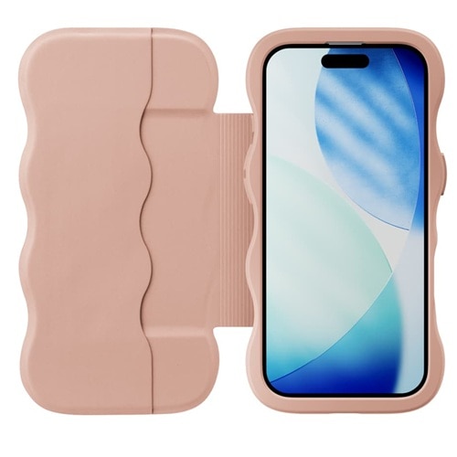 PGA&nbsp;iPhone 17�p �E�F�[�u�t���b�v�P�[�X&nbsp;PG-25AWF03PK